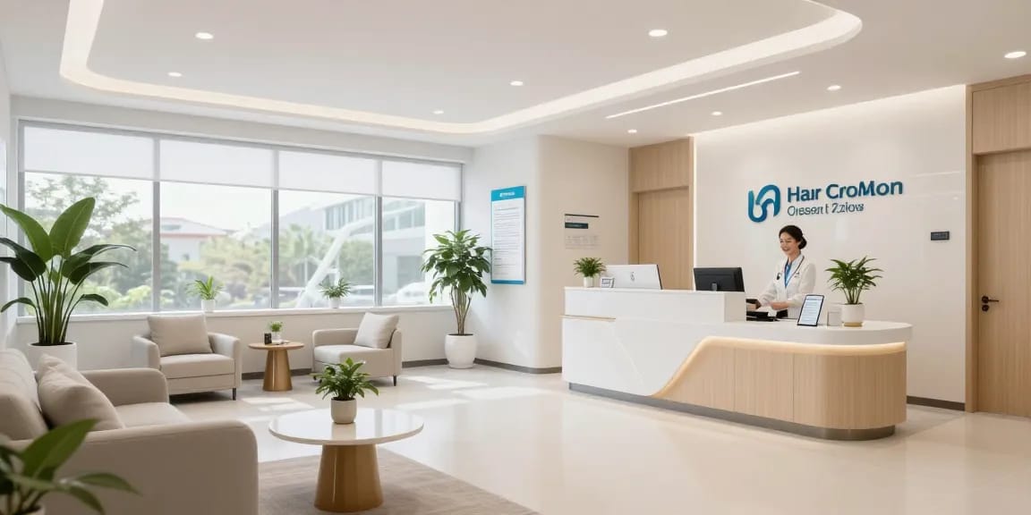 Hair transplant turkey consultation in a modern health clinic, emphasizing patient-centered care.