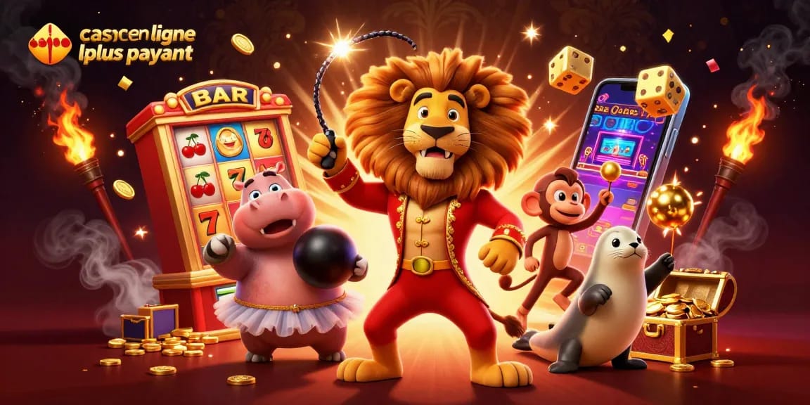 Gagnez avec le casino en ligne le plus payant grâce à une scène animée remplie de lumière et de jackpot.