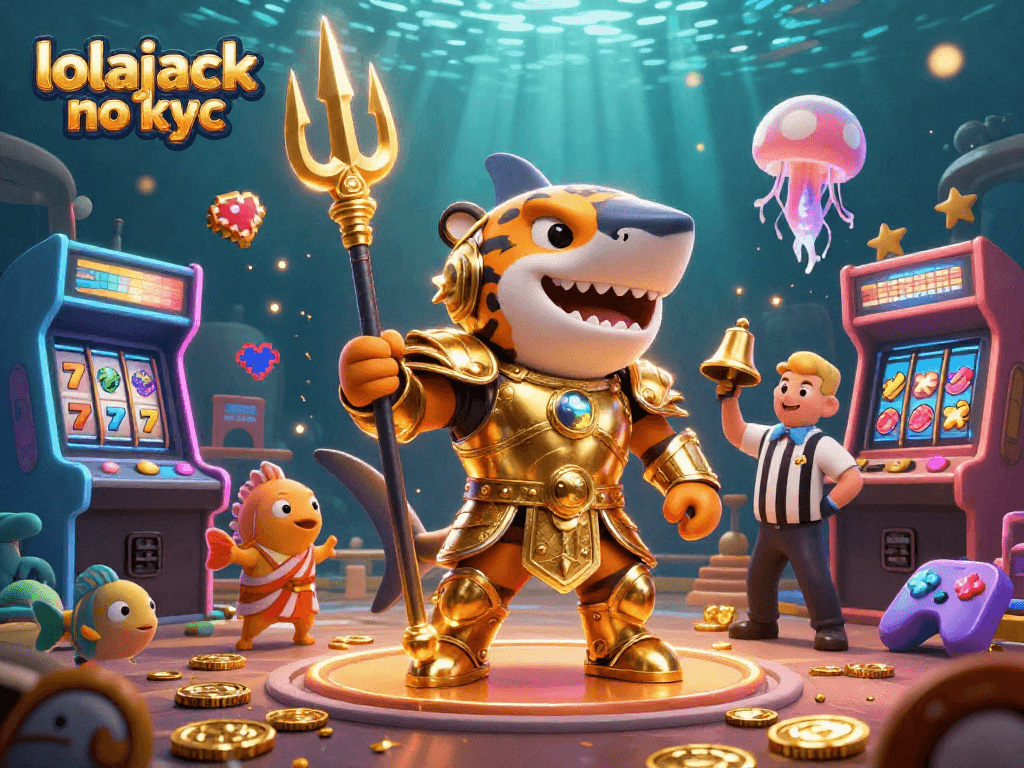 Engage with lolajack no kyc in this dynamic casino scene featuring vibrant underwater action.