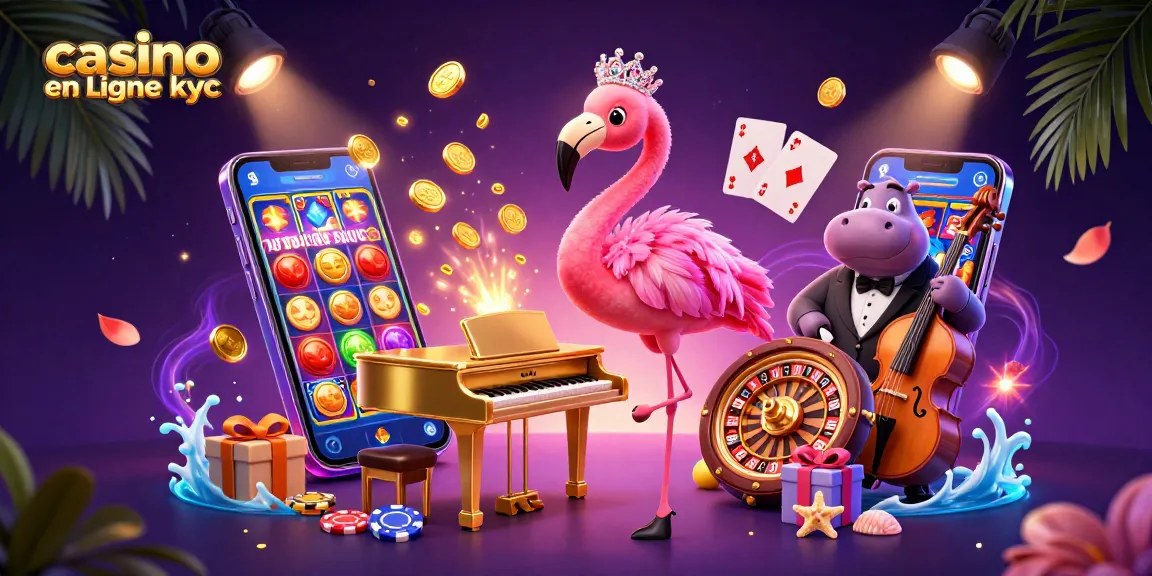 Jouer au casino en ligne sans KYC dans un cadre vibrant rempli de gains et de divertissement.