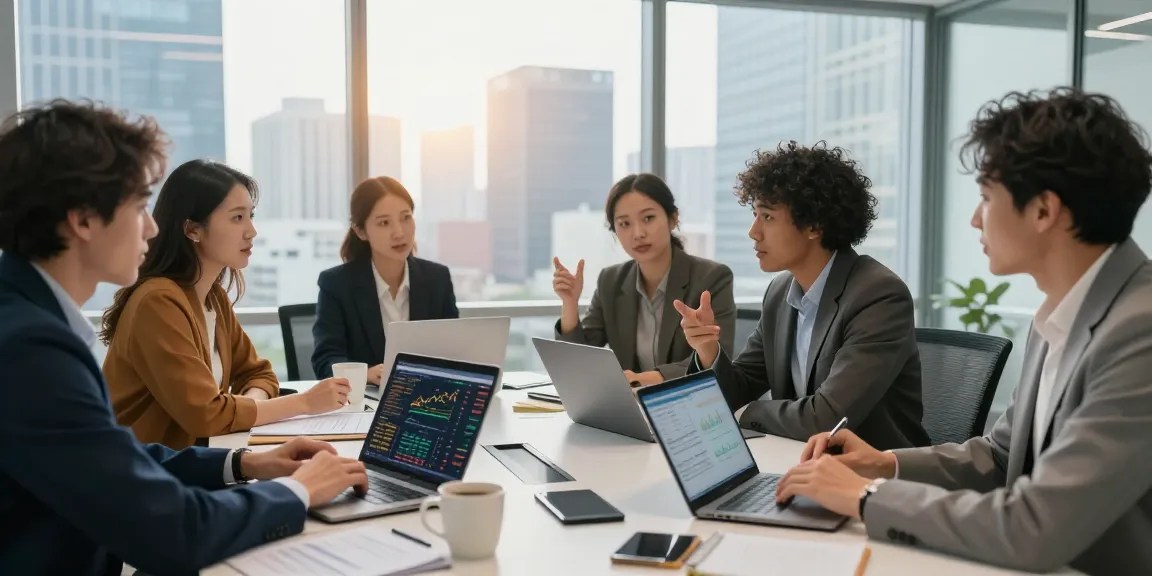 Team discussing Third Eye Capital investment strategies in a modern office