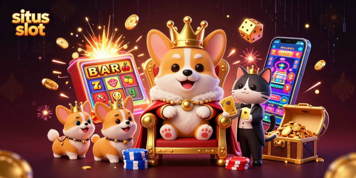 Memenangkan jackpot di situs slot dengan karakter 3D lucu dan mesin slot meledak di tengah permainan.