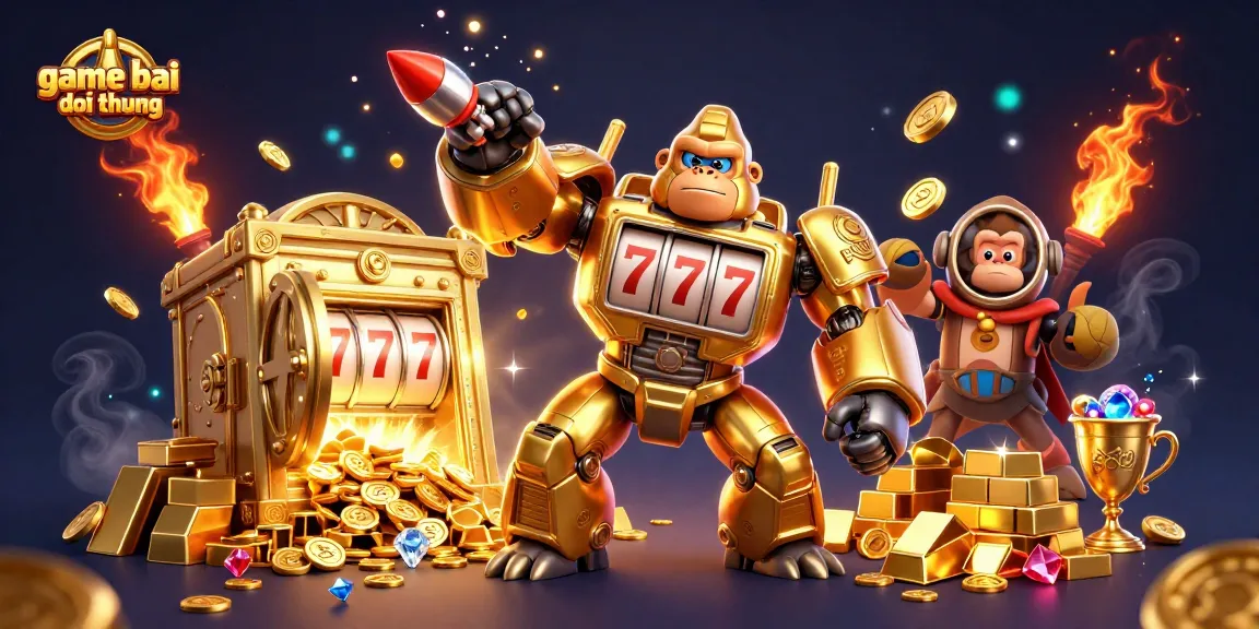 Experience exciting game bai doi thuong with action-packed slots and treasures bursting all around.