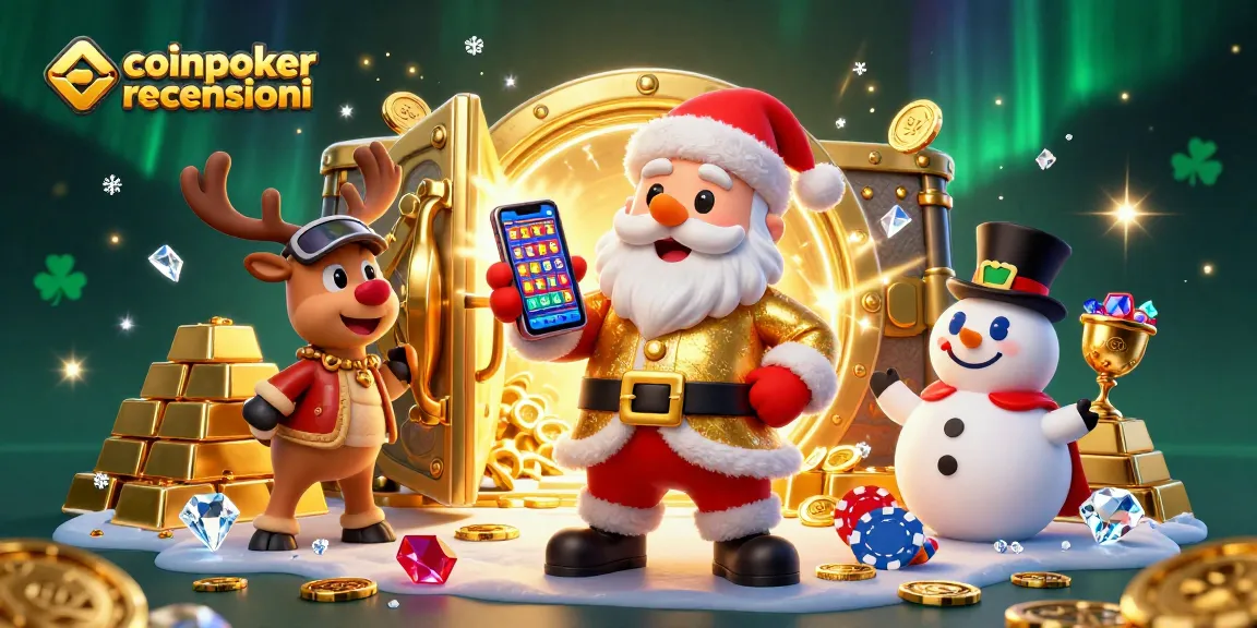 Scopri coinpoker recensioni mentre il Babbo Natale gioca ai jackpot in un casinò crypto