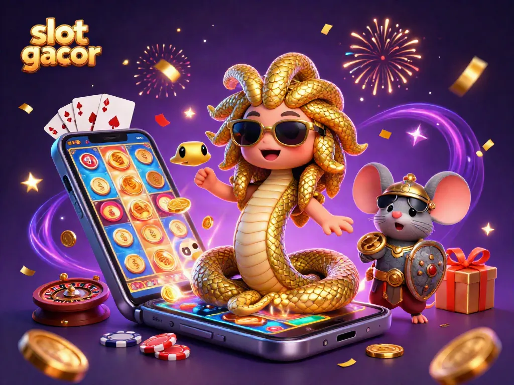 Menangkan slot gacor dengan Medusa dan pahlawan tikus di permainan kasino yang meriah.