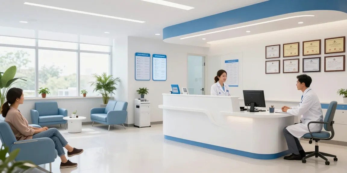 Hair transplant Turkey consultation at a modern healthcare clinic.