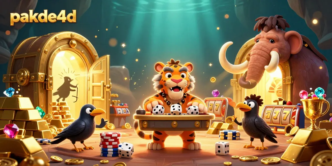Experience the thrills of pakde4d where cavemen and sabertooths run a lively prehistoric casino!