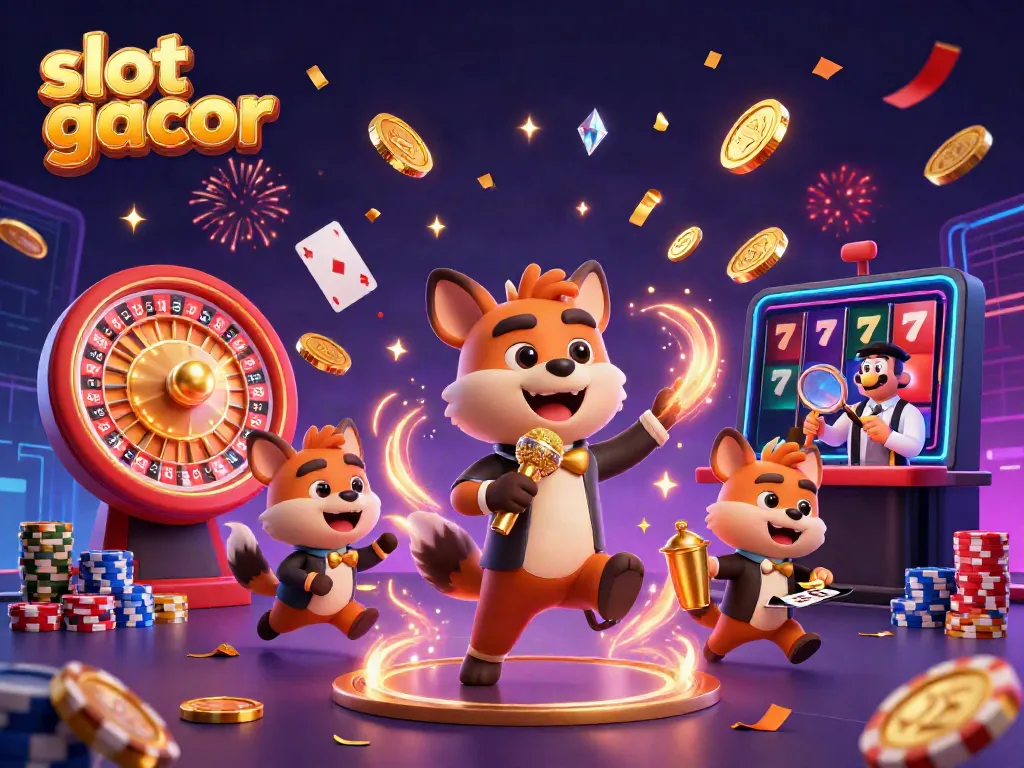 Gamer menemukan pengalaman bersenang-senang di slot gacor dengan hyena di kasino.