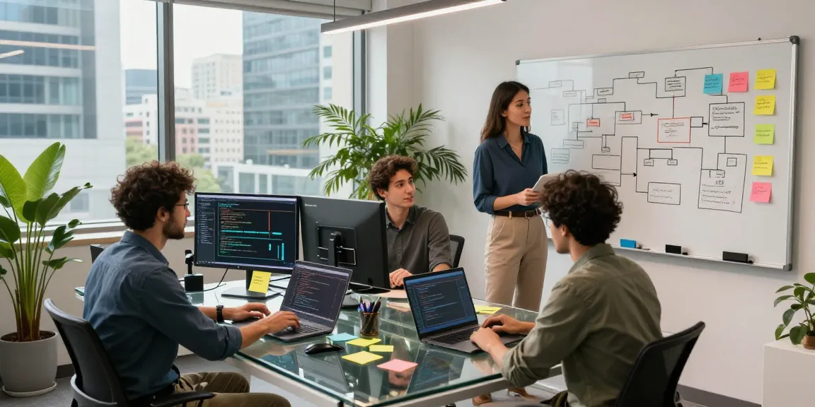 Collaboration in a modern tech office discussing NAGA2000 performance metrics.