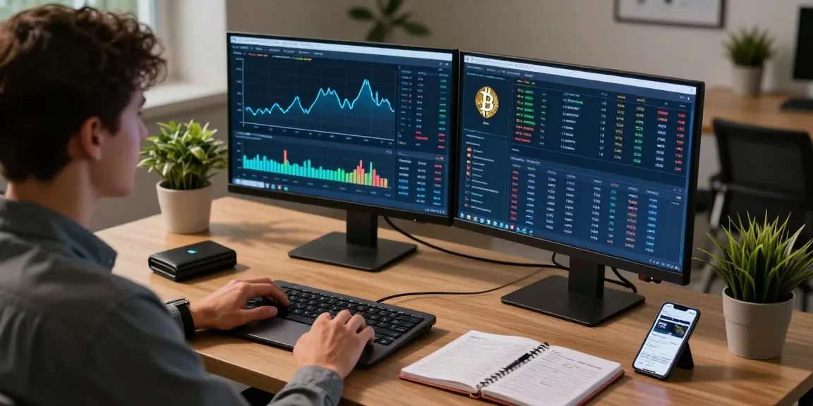 Oklo stock displayed on crypto trading screens with market analytics and blockchain technology insights.