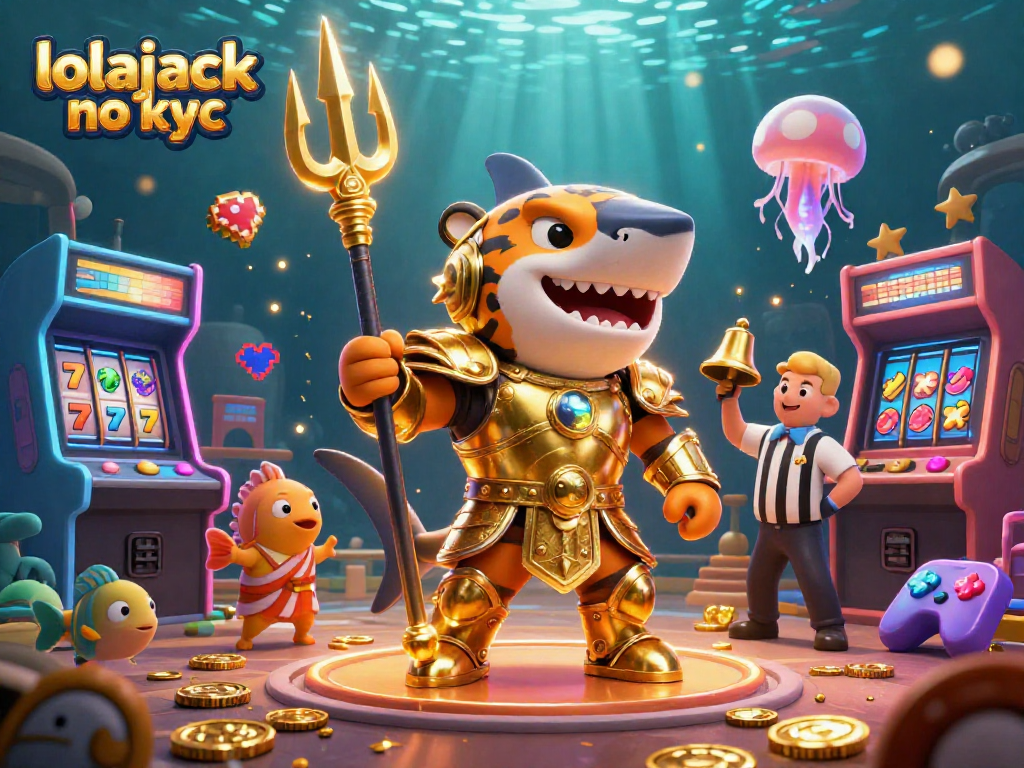 Engage with lolajack no kyc in this dynamic casino scene featuring vibrant underwater action.