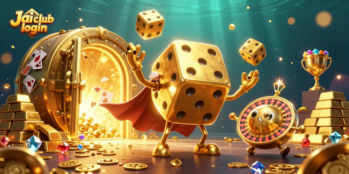 Experience seamless Jai club login with vibrant casino elements, engaging gameplay amidst dazzling treasures.