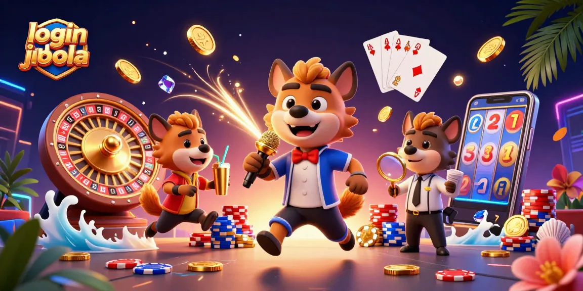 Engage with login judi bola at an exciting sports betting scene filled with golden coins and vibrant characters.