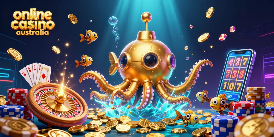 Experience the excitement of online casino Australia with our 3D kraken and dynamic gambling elements.