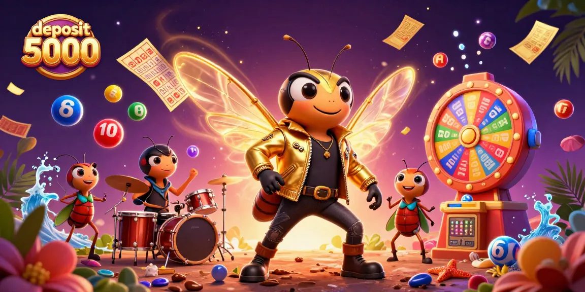 Experience the thrill of deposit 5000 in this vibrant 3D casino scene, featuring dynamic game elements.